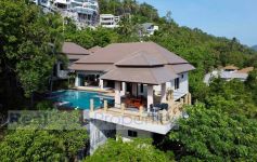 Stand-Alone Modern Asian Style 4-Bed Sea View Pool Villa, Laem Set